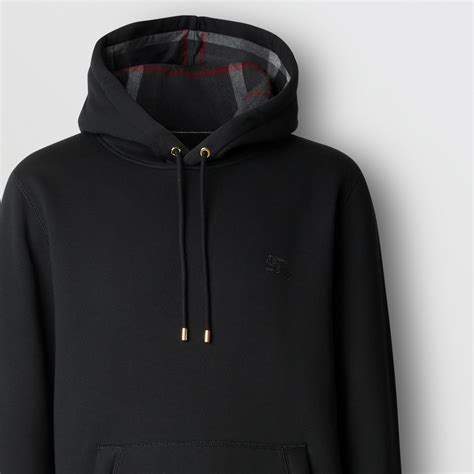 black and red burberry hoodie|burberry black sweatshirt with check.